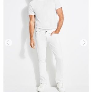 Guess White Jeans Slim Straight Del Mar Fit
